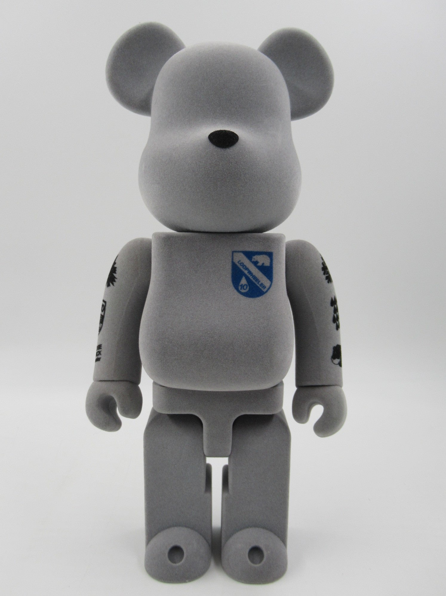 BEARBRICK Loopwheeler 400% - Medicom Toy (2009) Flocked Be@rbrick Art Toy w/ Box